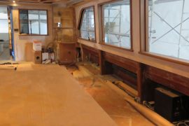 112′ Westport Motor Yacht Interior Refit